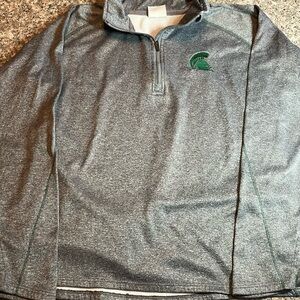 Knights Apparel For Her Michigan State Spartans 1/4 Zip Size M
